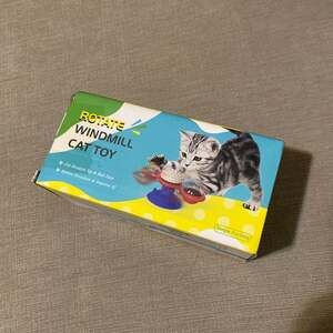 “Windmill' Rotating Suction Cup Interactive Spinning Cat Toy